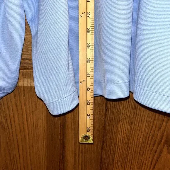 NWT Columbia Golf Quarter Zip Athletic Light Blue Men 3XL Pullover Casual - Picture 6 of 9